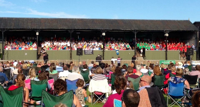 Shropshire Sings at the West Mid Showground